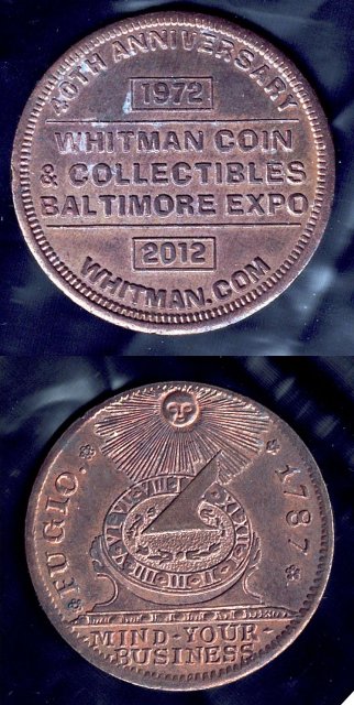 Token – Whitman Coin & Collectibles Baltimore Expo